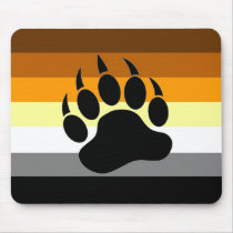 Bear Pride Paw Mouse Mats