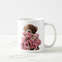 bear roses big coffee mug