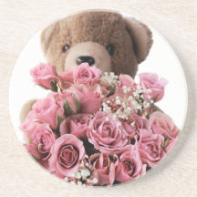 bear roses coasters