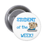 Bear Student of the Week Pinback Button