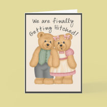 Bear Wedding cards
