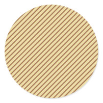 Bear With Pink Cupcake Diagonal Stripes Sticker