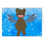 Bear With Sharks For Arms Greeting Card