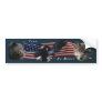 Bear, Wolf, Eagle Patriotic  Bumper Sticker
