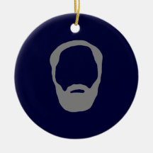 beard christmas tree ornaments