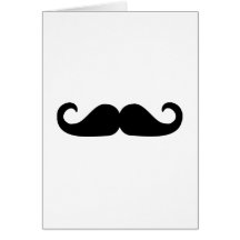 Beard - Moustache Greeting Card