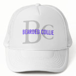 Bearded Collie Breed Monogram Design