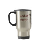 BEARDED COLLIE CARTOON TRAVEL/COMMUTERMUG