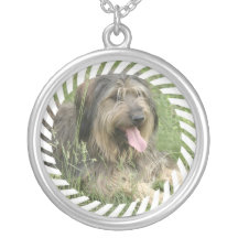 Bearded Collie Dog Necklace