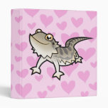 Bearded Dragon / Rankin Dragon Love 3 Ring Binder