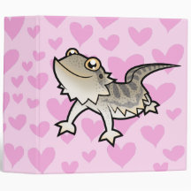 Bearded Dragon / Rankin Dragon Love 3 Ring Binders
