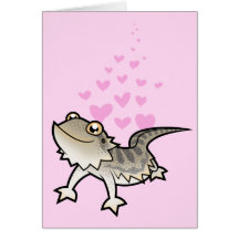 Bearded Dragon / Rankin Dragon Love Greeting Card