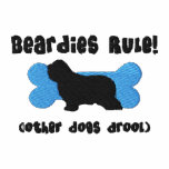 Beardies Rule Embroidered Shirt (T-Shirt)