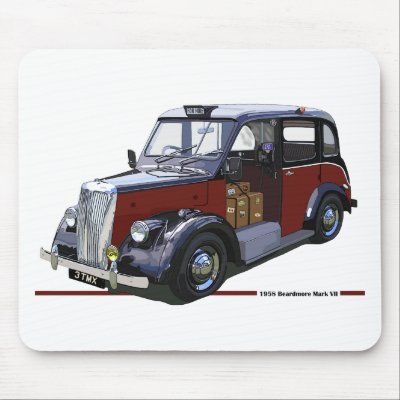 Beardmore MkII Taxi Mouse Pad by RichardBrowne