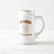 Beards they grow on you! mugs
