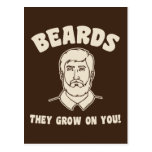 Beards they grow on you! post card