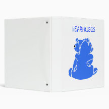 " bEARHUGGS " 3 Ring Binders