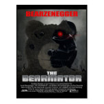 BEARINATOR Movie Poster Style Postcard