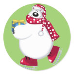 Bearing Gifts Round Stickers