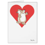BEARS DANCING Valentines by Boynton Greeting Card