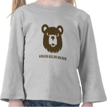 bears godless killing machines humour funny tshirt