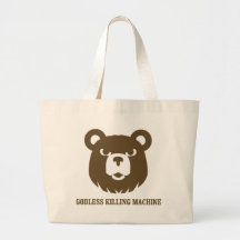 bears godless killing machines humour funny tshirt bags