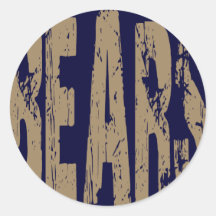 BEARS TEAM NAME STICKERS