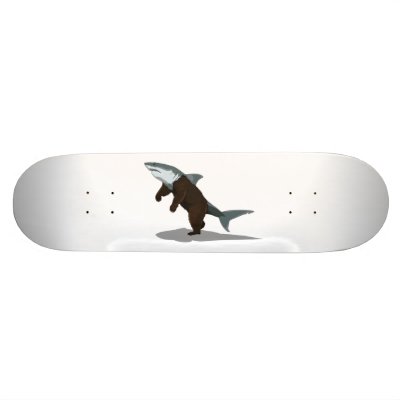 Bearshark Skate Board by zezooeu