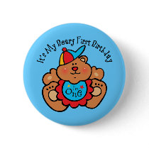 Beary 1st Birthday Boy