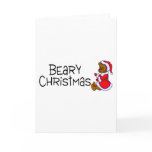 Beary Christmas (Teddy Bear) Greeting Card
