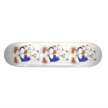Beary Hug Custom Skate Board