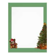 Beary Merry Christmas Letterhead