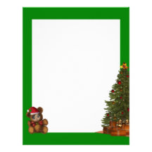 Beary Merry Christmas Letterhead
