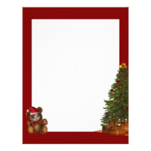 Beary Merry Christmas Letterhead