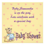 Beary Special Celebration Baby Shower Invites
