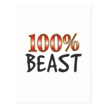 Beast 100 Percent Postcards