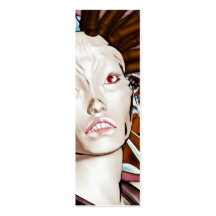 Beastie Bookmark Business Card Template