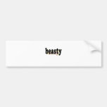 Beasty (tast the rainbow) bumper sticker
