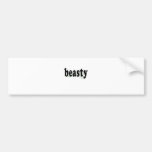 Beasty (the green machine) bumper sticker