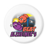 Beat Alzheimer's Fridge Magnet