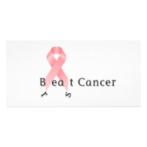 Beat Cancer Photo Greeting Card