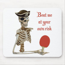 Beat Me Pirate Ping Pong Mouse Mat
