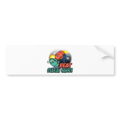 Beat Ovarian Cancer Bumper Sticker by thamagikal1