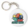 Beat Ovarian Cancer Key Chain