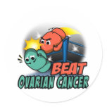 Beat Ovarian Cancer Stickers