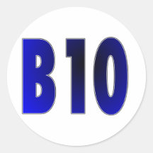 Beaten Black and Blue Stickers