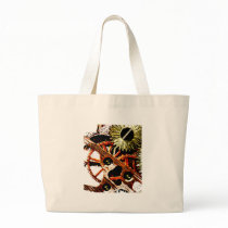Beaten Up Clock Gears Bag