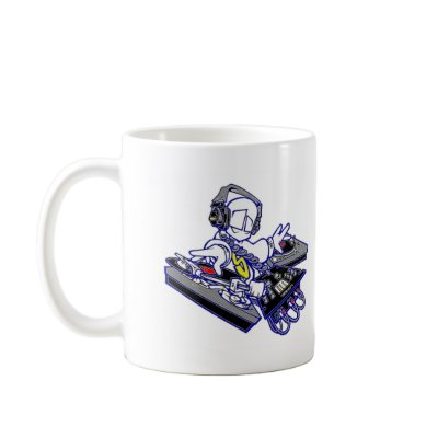 Beatfreak DJ Logo Coffee Mugs by beatfreak
