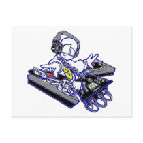 Beatfreak DJ Logo Post Cards