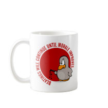 Beatings will continue until morale improves mugs